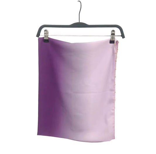 Lilac Charm | Beaded Ombré Hijab